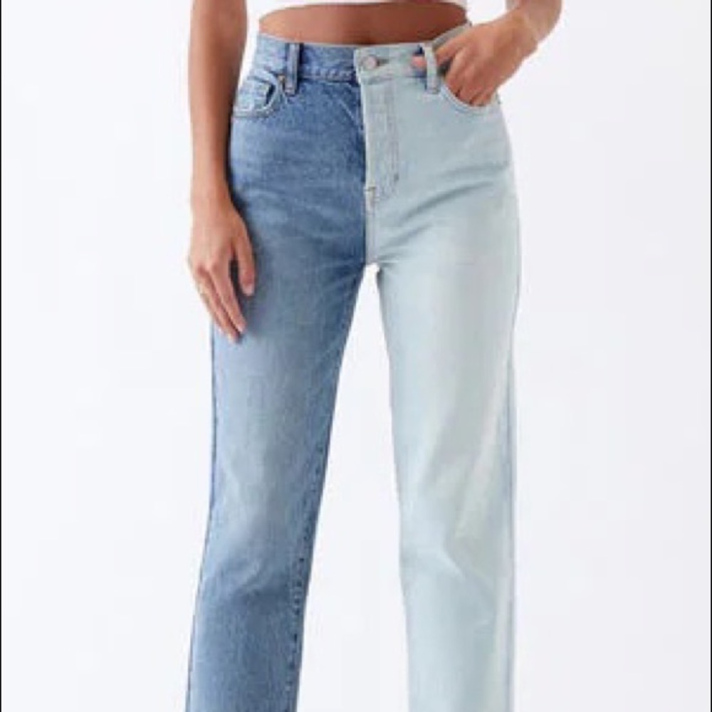 PacSun half and half jeans